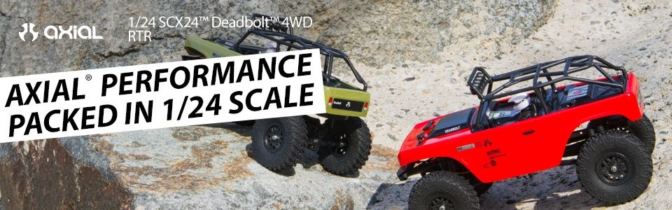 Axial SCX24 Deadbolt Rock Crawler 4WD Red