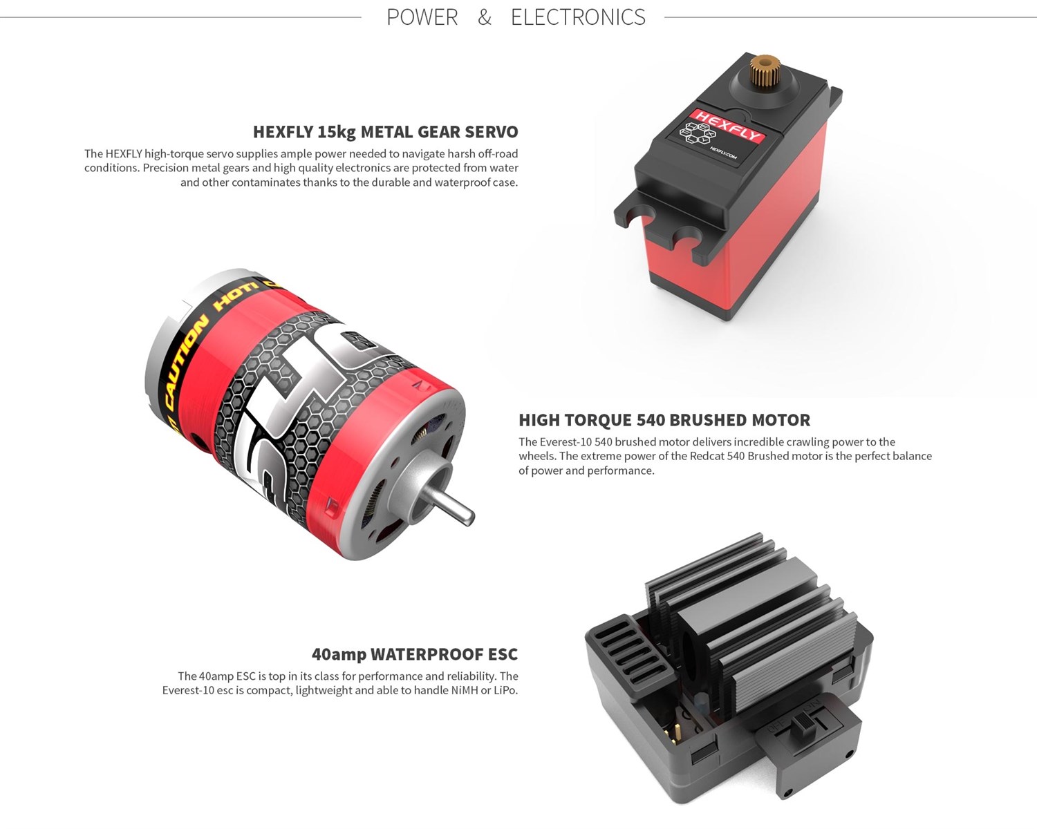 RedCat Everest-10 Rock Crawler Blue - RTR