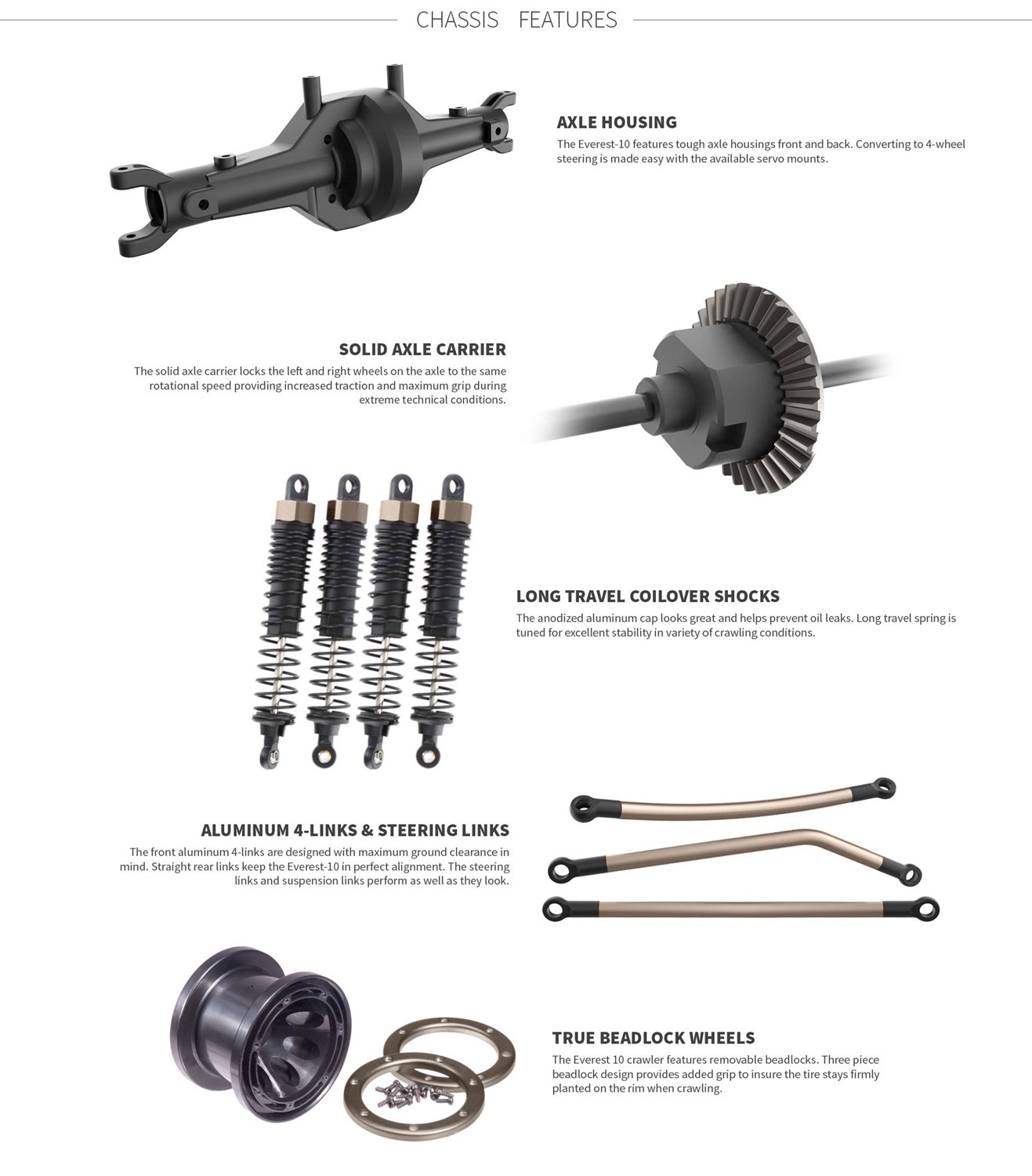 RedCat Everest-10 Rock Crawler Red - RTR