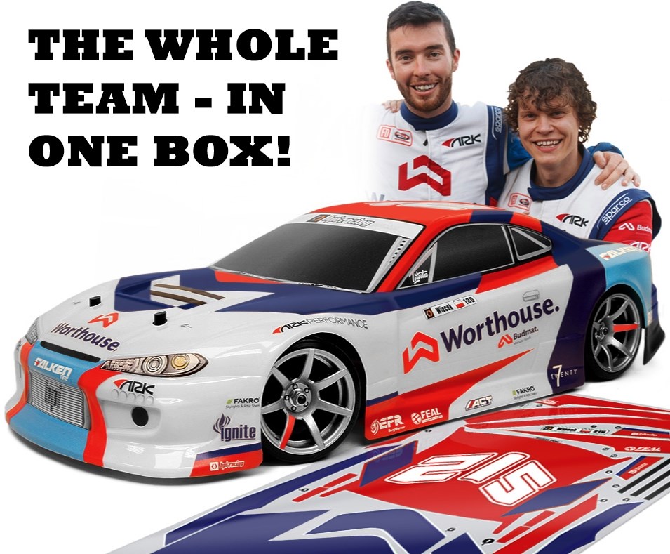 HPI RS4 Sport 3 Drift Worthouse :: Komplet