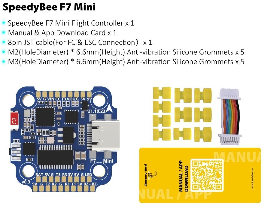 SpeedyBee F7 Mini 3-6S FC