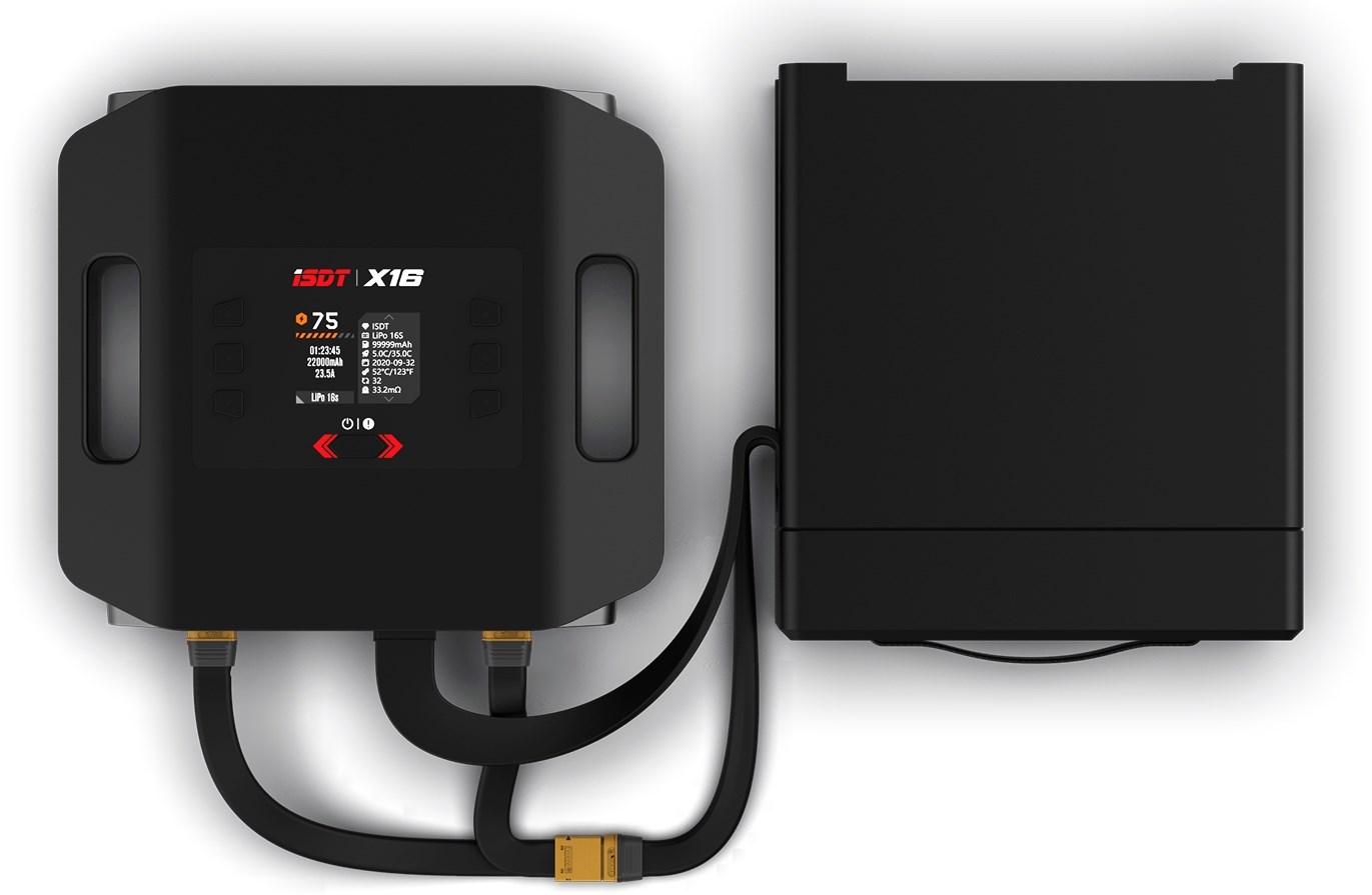 ISDT X16 Dual 2200W 20A 2-16S Industriel oplader