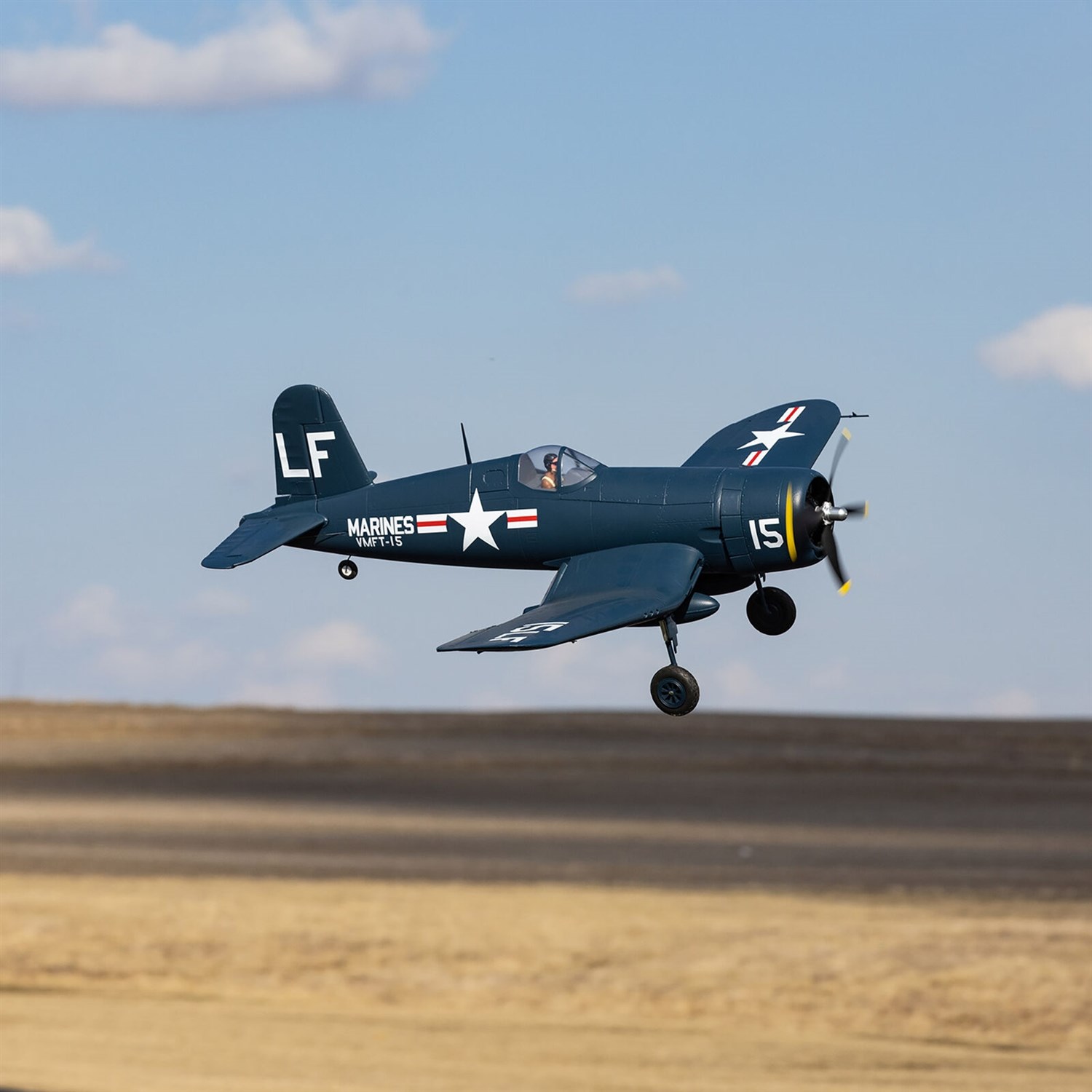 E-Flite F4U-4 Corsair 1.2m BNF Basic AS3X & SA
