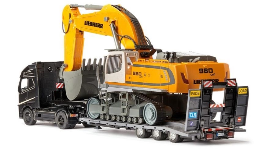 SIKU Lastbiltrailer - 3-akslet lavlæsser