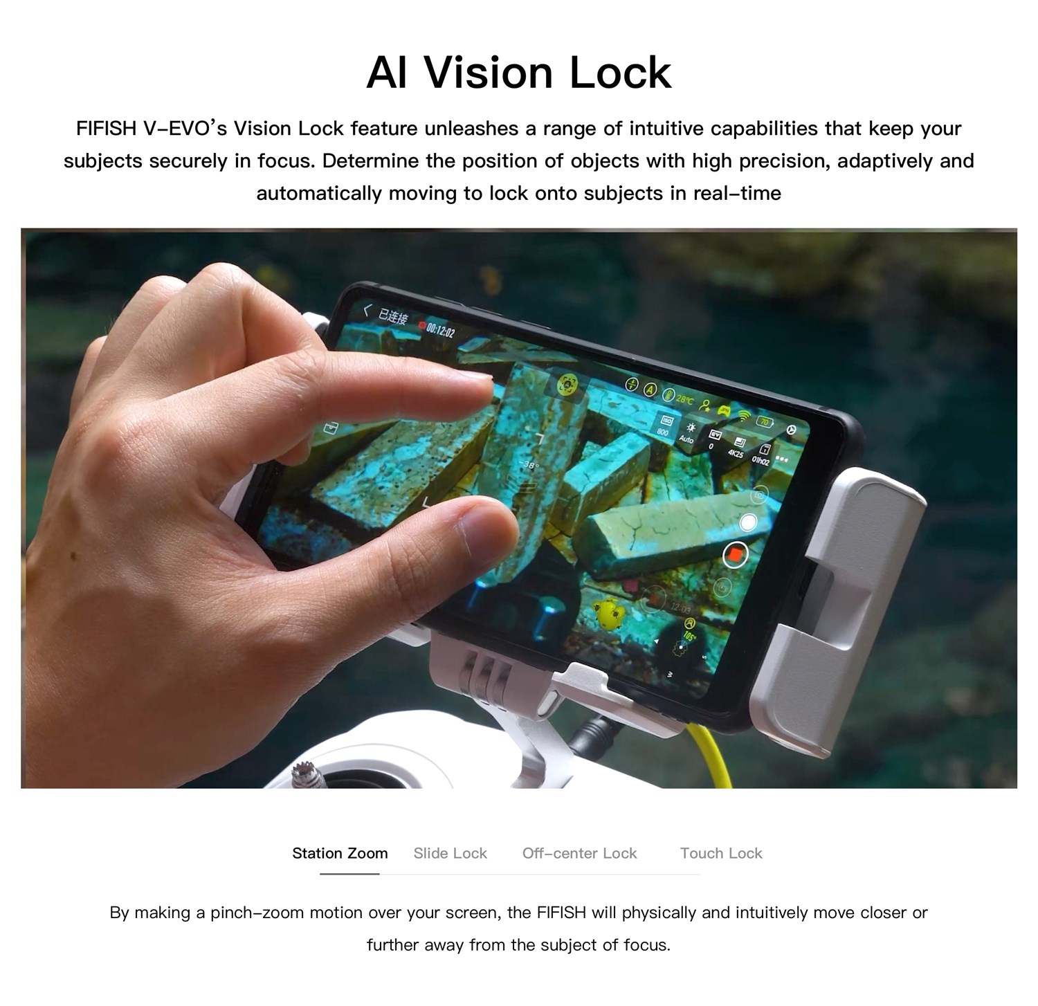 FIFISH V-EVO 100m - Undervandsdrone/ROV