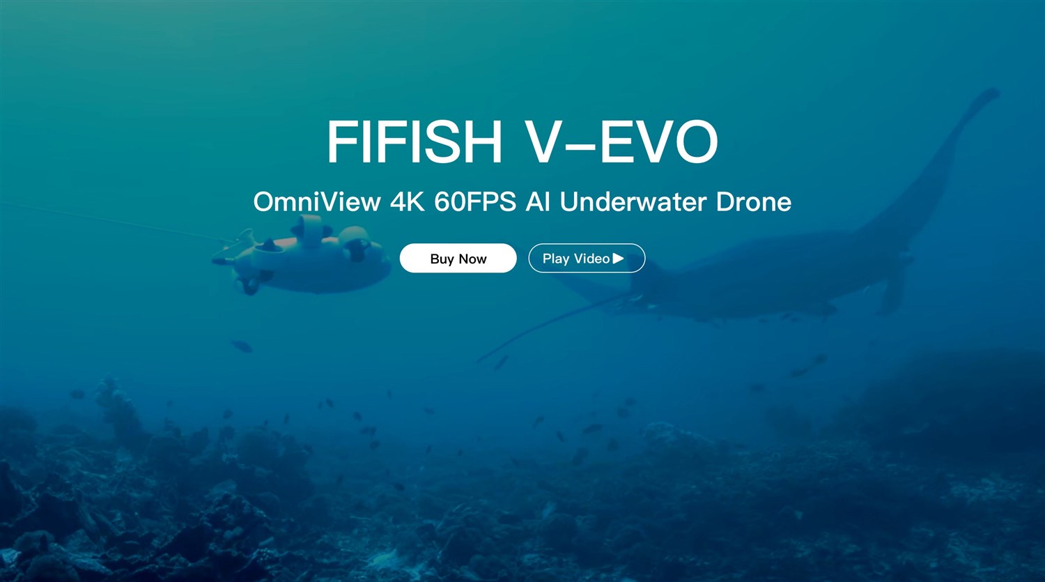 FIFISH V-EVO 100m - Undervandsdrone/ROV