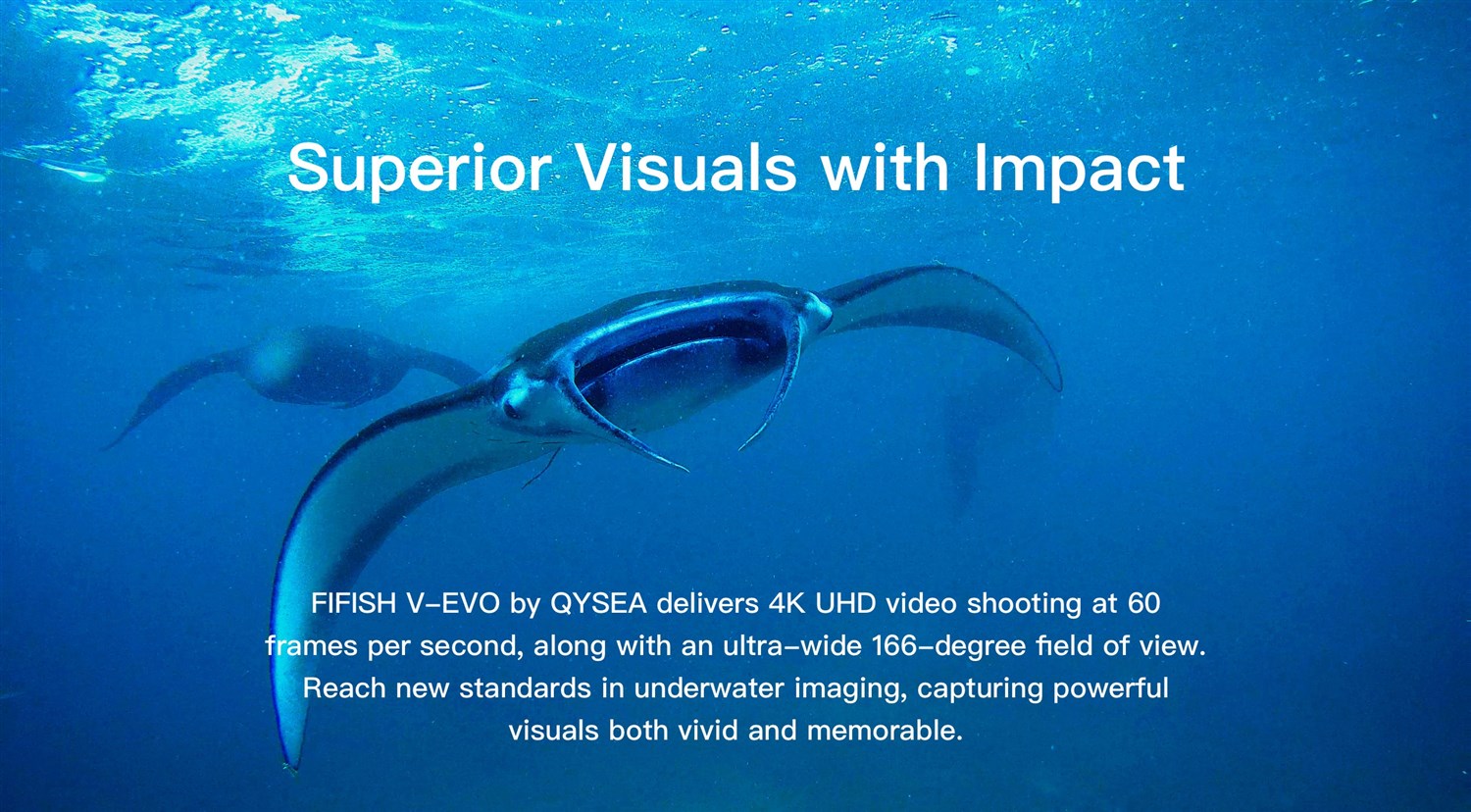 FIFISH V-EVO 100m - Undervandsdrone/ROV