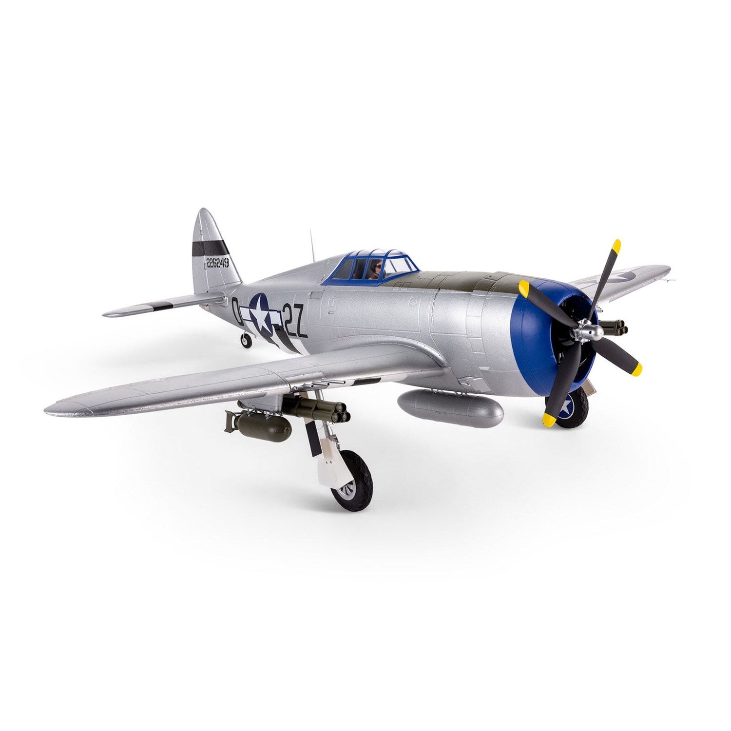 E-Flite P-47 Razorback 1.2m BNF Basic AS3X & S