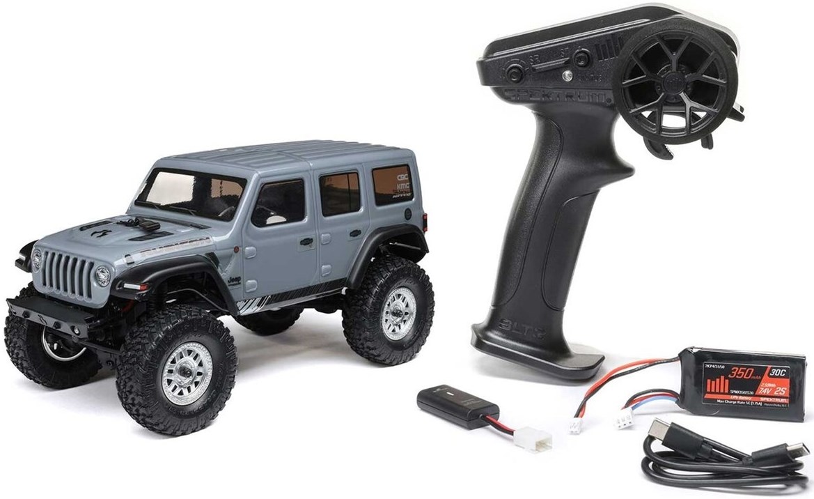 Axial SCX24 Jeep Wrangler V3 Crawler 4WD Grå
