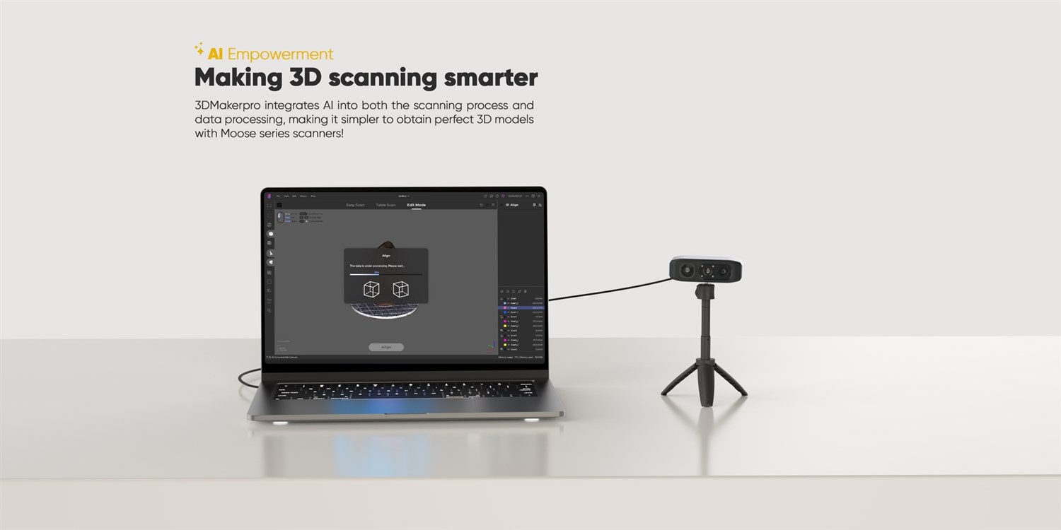 3DMakerpro Moose Lite - 3D Scanner