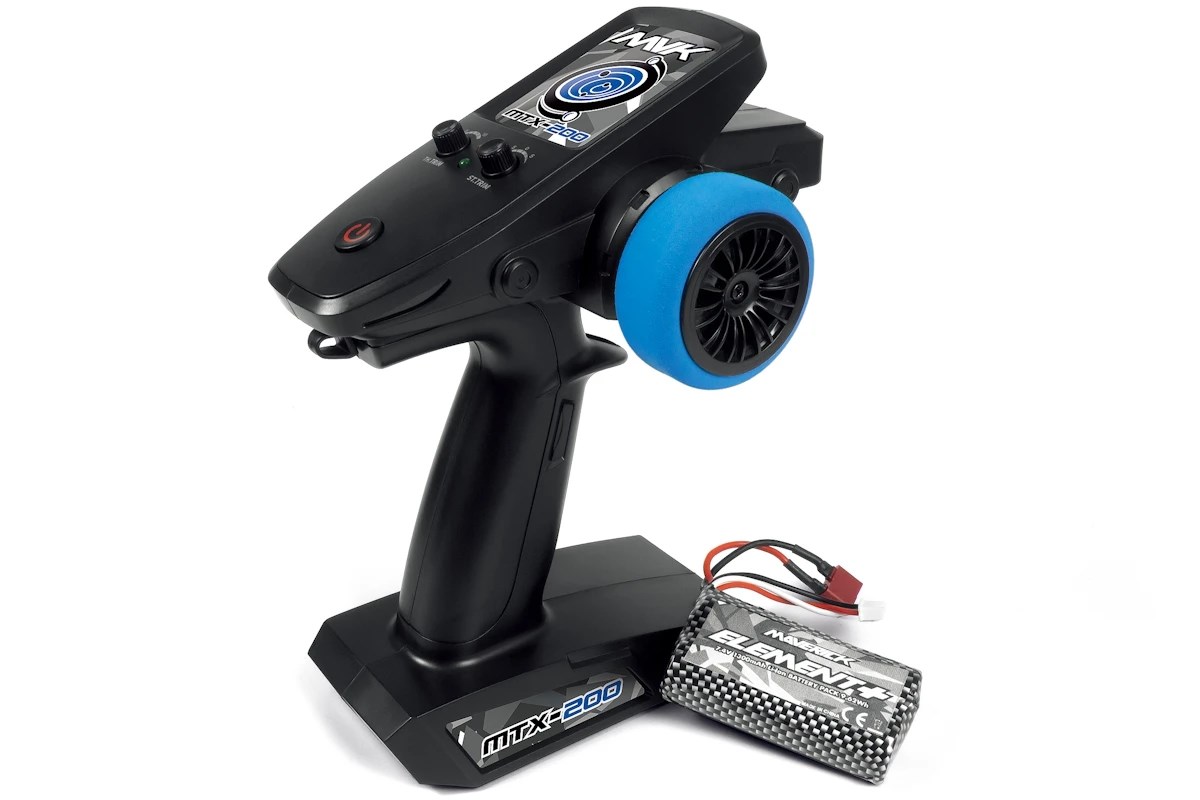 Maverick Atom AT1 1:18 4WD Truck blå - komplet