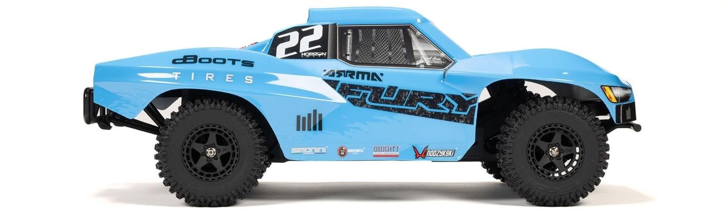 ARRMA Fury Mega 550 2WD Blå - Komplet