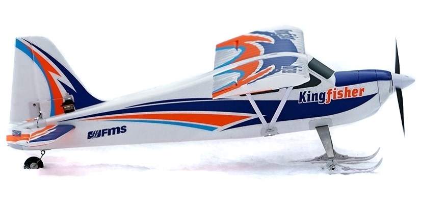 FMS Kingfisher 1400mm m/Ski/Flåder - Gyro V3 PNP