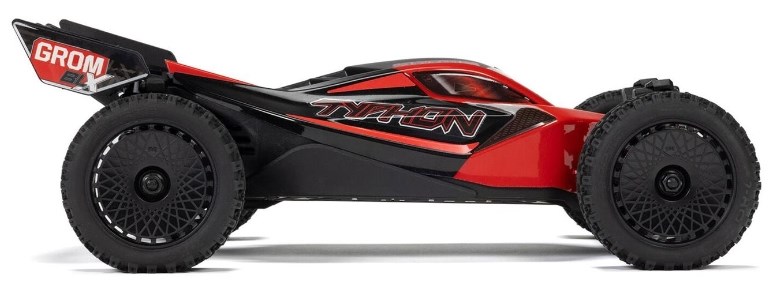 ARRMA Typhon Grom 223S BLX 4WD Rød/Sort - RTR