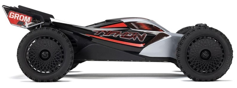 ARRMA Typhon Grom 223S BLX 4WD Sølv/Sort - RTR
