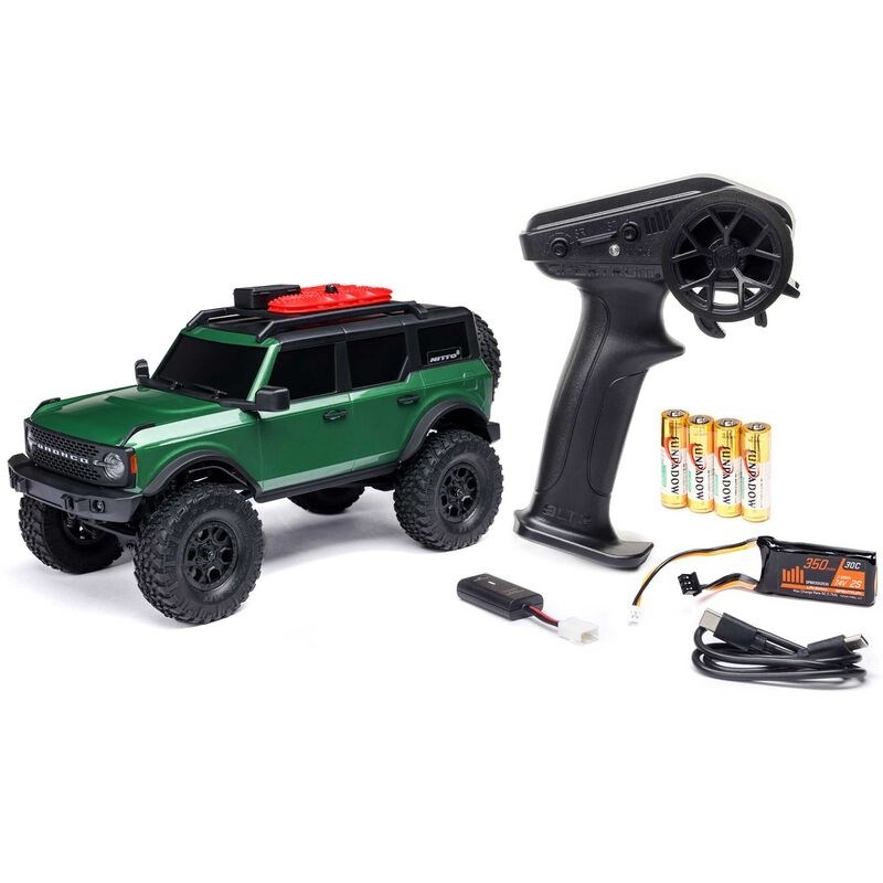 Axial SCX24 Ford Bronco Rock Crawler 4WD Grøn